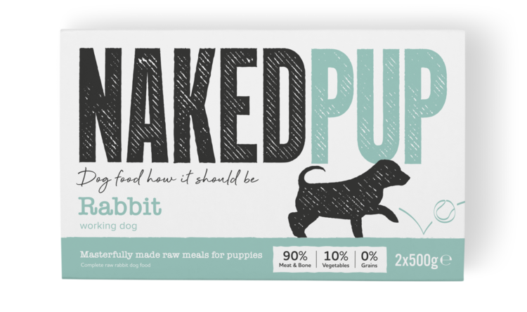 NKPUPR.png Naked Dog Pup Rabbit 2 x 500g - Image 1