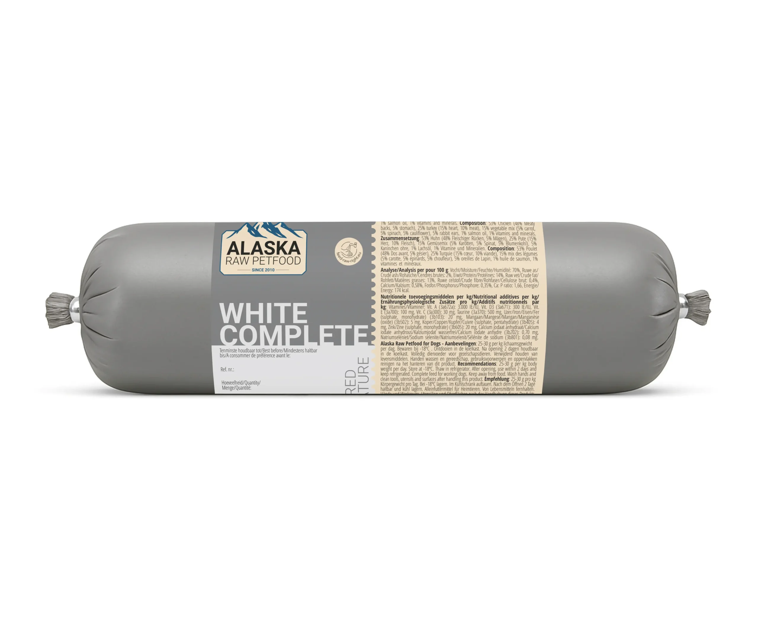 alas white Alaska Dog Complete White 10 x 800g - Image 1