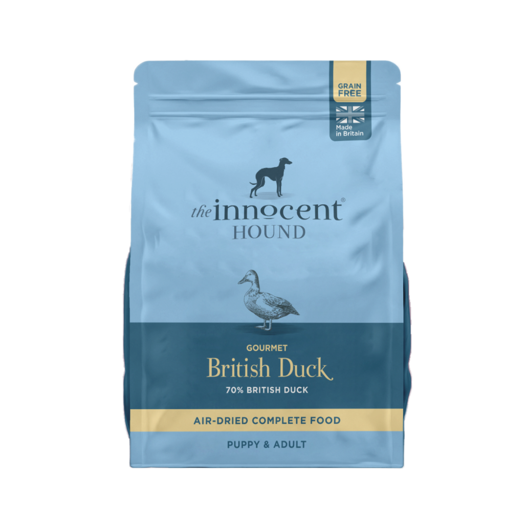 TIH British Duck 1.5kg, White Background Innocent Hound Air Dried Gourmet British Duck 1.5kg - Image 1