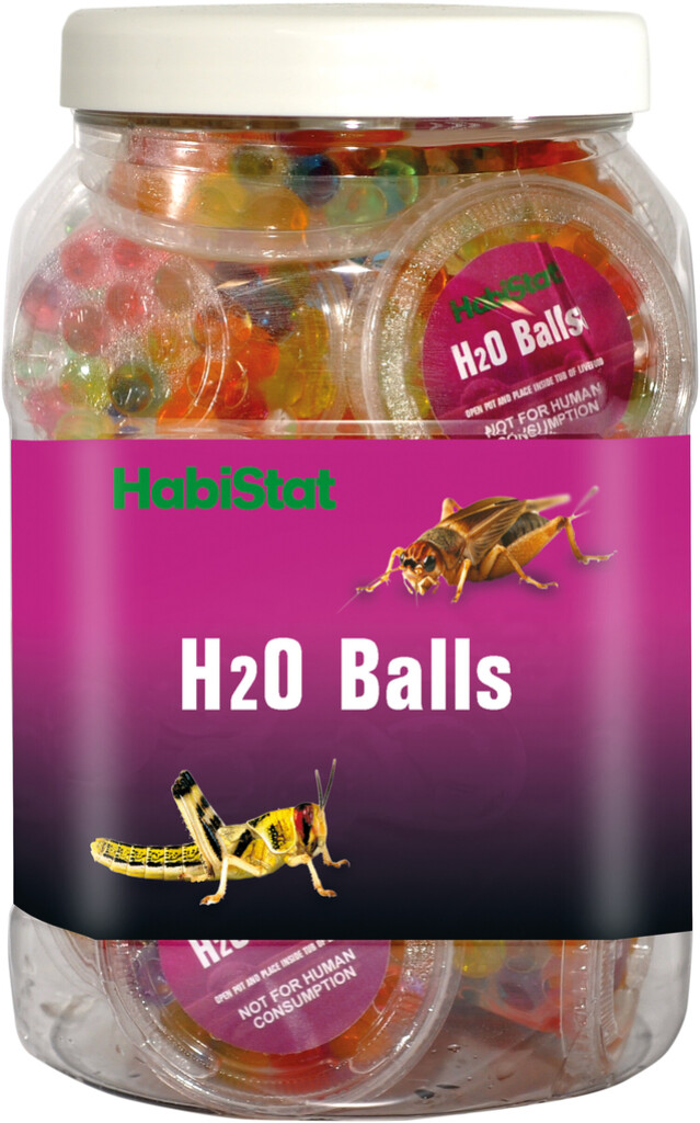 HABISTAT H2O BALLEN Habistat H20 Balls, Display Jar, 16 Tubs - Image 1