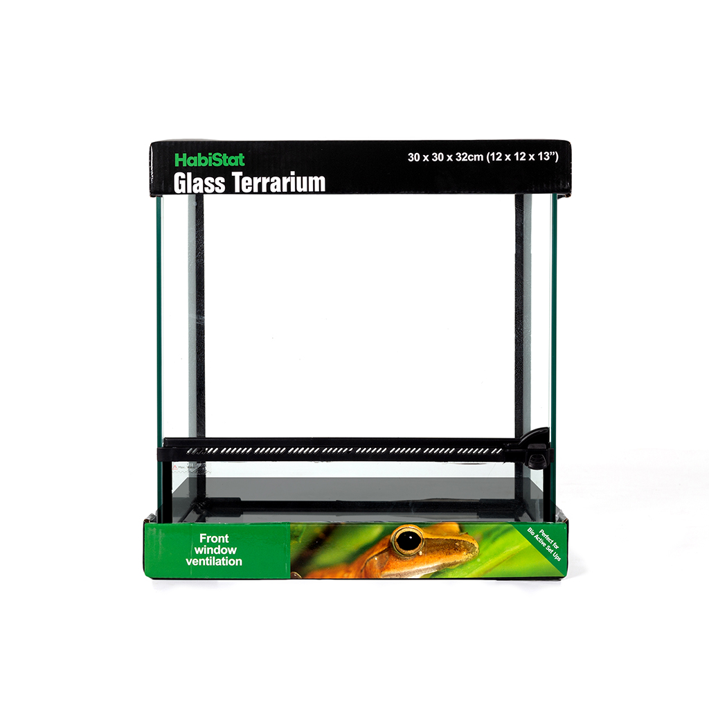 HGT3032_2 HabiStat Glass Terrarium, 30 x 30 x 32cm (12 x 12 x 13") Built - Image 1
