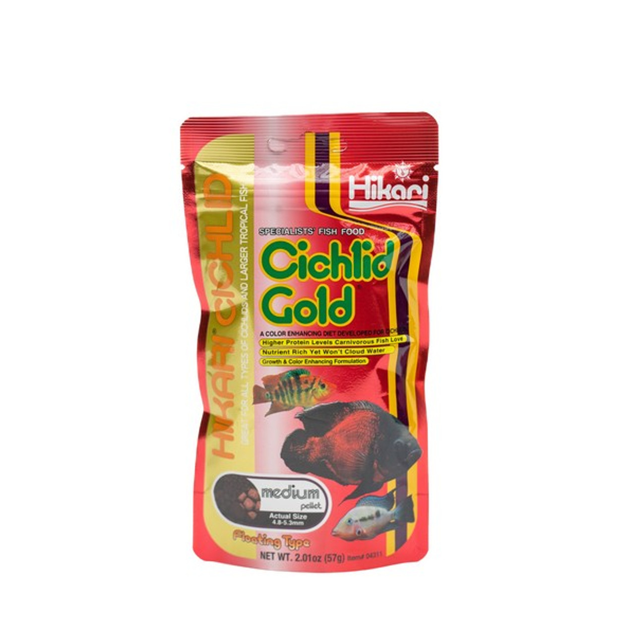 4925__73561 Hikari Cichlid Gold Medium 57g - Image 1