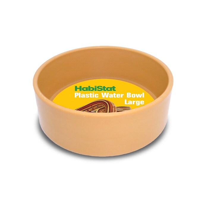 HRPWD_Large_0_HWL HabiStat Round Plastic Water Bowl, Large - Image 1