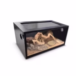 HabiStat Tall Terrainium, L76 x D38 x H30cm, Black ( HT30TB ) - Image 3