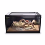 HabiStat Tall Terrainium, L76 x D38 x H30cm, Black ( HT30TB ) - Image 4