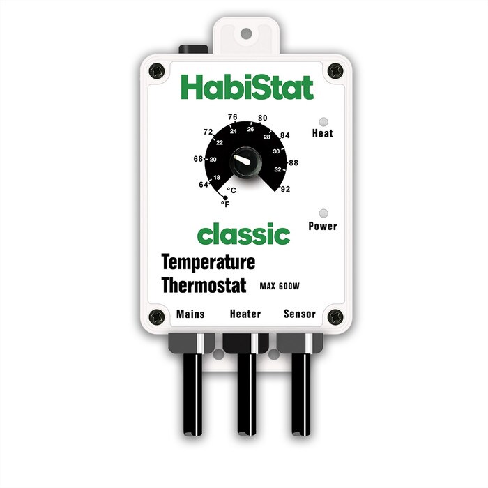 HTTCO_White_0_HTTW1 HabiStat Temperature Thermostat, White, 600 Watt ( HTTW1 ) - Image 1