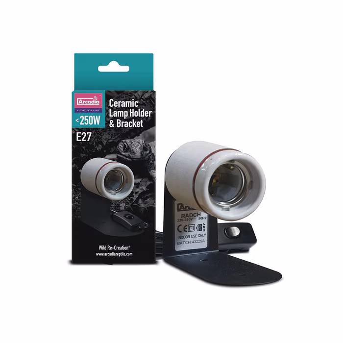 RADCH_0 Arcadia Ceramic Lamp Holder & Bracket ( RADCH ) - Image 1