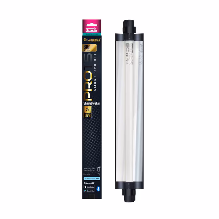 1 LumenIZE Pro T5 UVB Kit, ShadeDweller 7% UV-B, 8 Watt (RARLZ8S) - Image 1