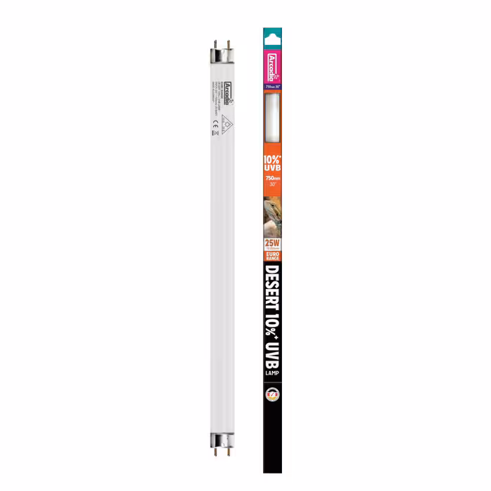 DAET10_25 Watts, 75cm (30in)_0_RFRP25 Arcadia Euro-Range Desert 10% UV Tube, 75cm (30"), 25 Watt ( RFRP25) - Image 1