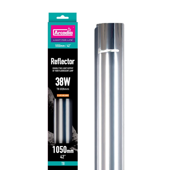 DART_38 Watts (for 105cm (42_) T8 Tubes)_0_RALR38 Arcadia T8 Reflector for a 107cm (42") T8 Tube, 38 Watt (RALR38) - Image 1