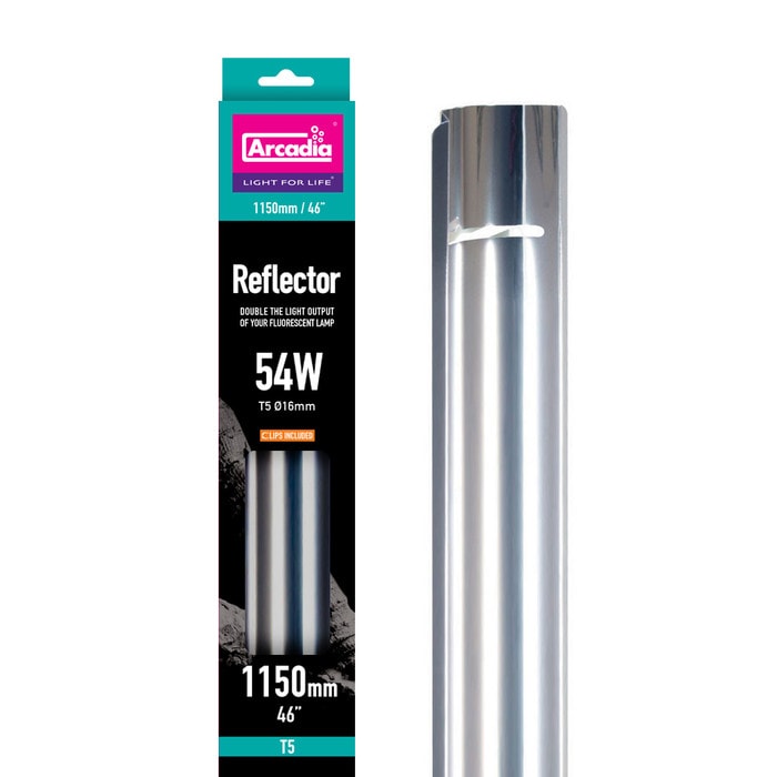 DART_54 Watts (for 117cm (46_) T5 Tubes)_0_RALRS54 Arcadia T5 Reflector for a 117cm (46") T5 Tube, 54 Watt (RALRS54) - Image 1