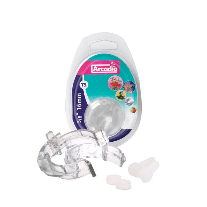 RAB5PCP_0 Arcadia T5 Plastic Clips & Screws, 16mm (RAB5PCP) - Image 1