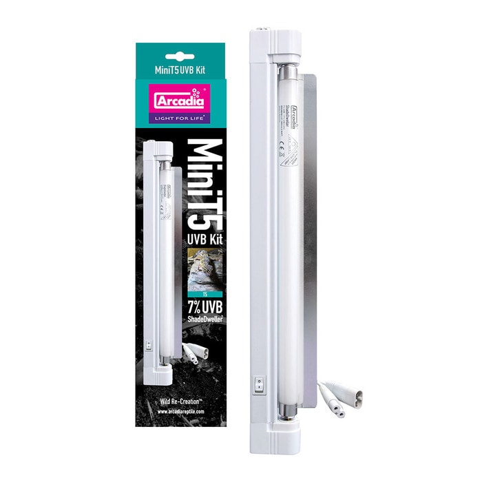 RADBR8S_0 Arcadia Pro T5 UVB Kit, ShadeDweller 7% UV-B, 8 Watt (RARTP8S) - Image 1