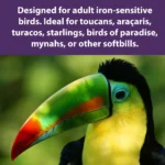 Mazuri Softbill Diet for Iron Sensitive Birds 6 x 900g - Image 7