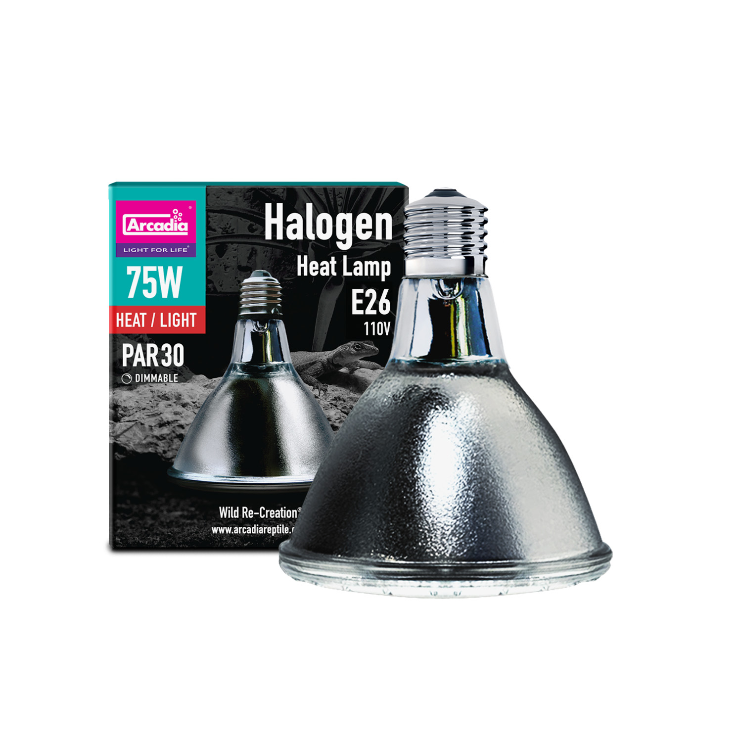 RSHA75E27Z_0 Arcadia Halogen Flood Lamp, 75w (RSHA75E27) - Image 1