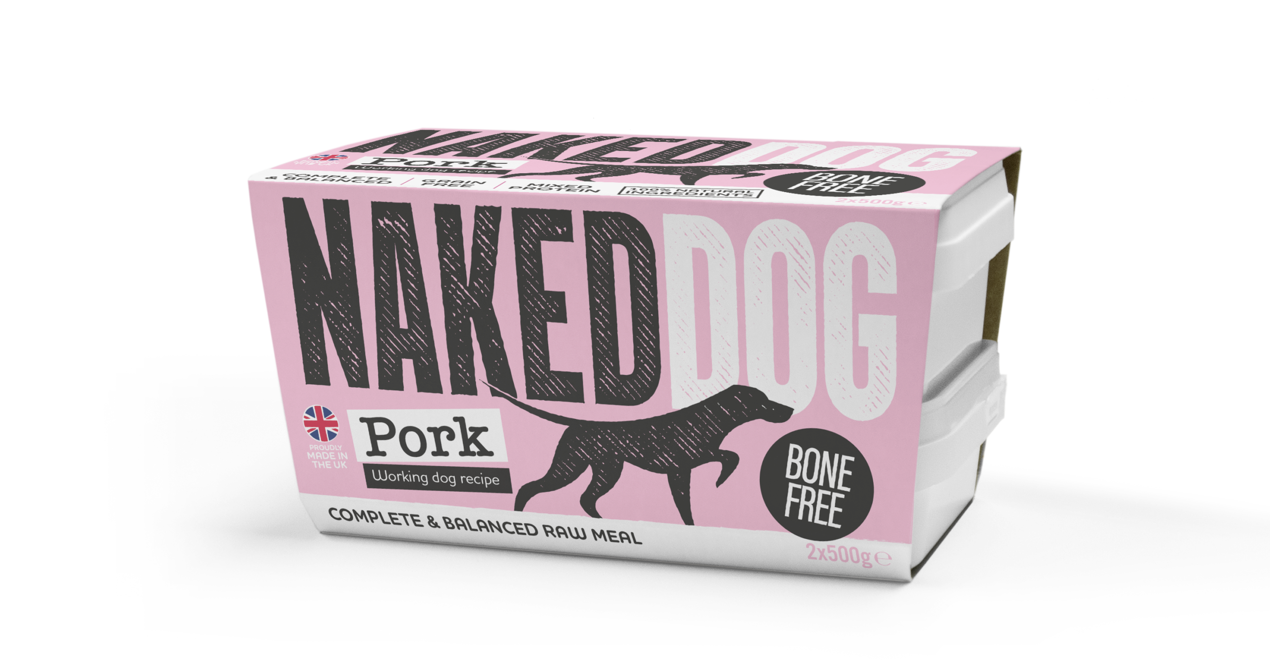 2025_Naked Dog_PORK_2x500g_4 Naked Dog Original Pork 2 x 500g (Boneless) - Image 1