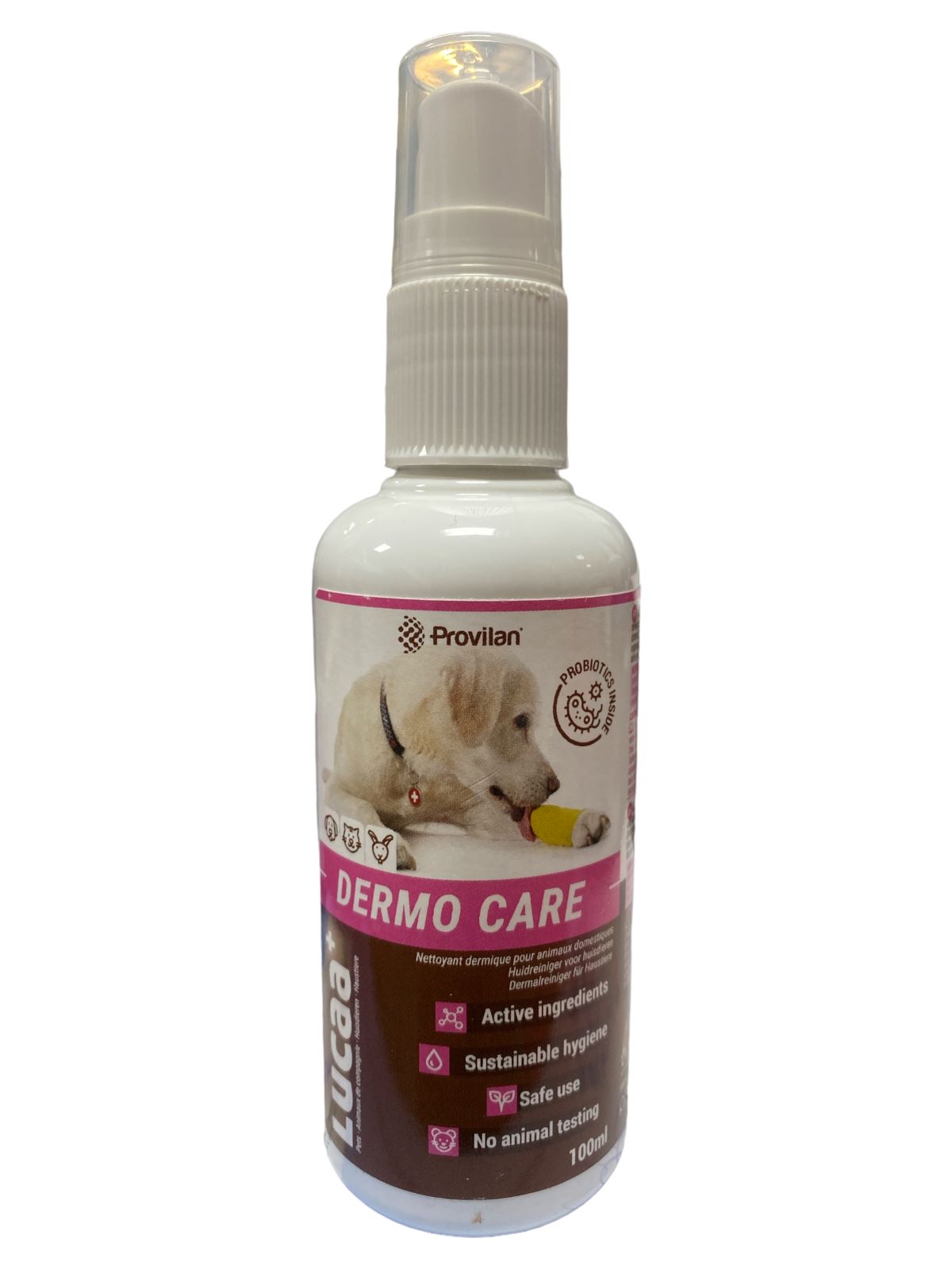 Dermo-care LUCAA+ Probiotic Pet Wound Care Spray - Image 1